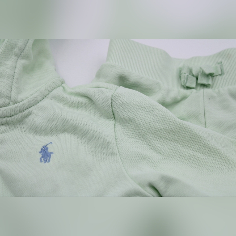 Polo Ralph Lauren Baby Hoodie & Jogger Set – Green - Picture 3 of 6
